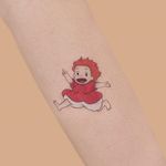 Ponyo tattoo by tattooistpencil #tattooistpencil #ponyo #portrait #StudioGhibli #anime #manga #movie