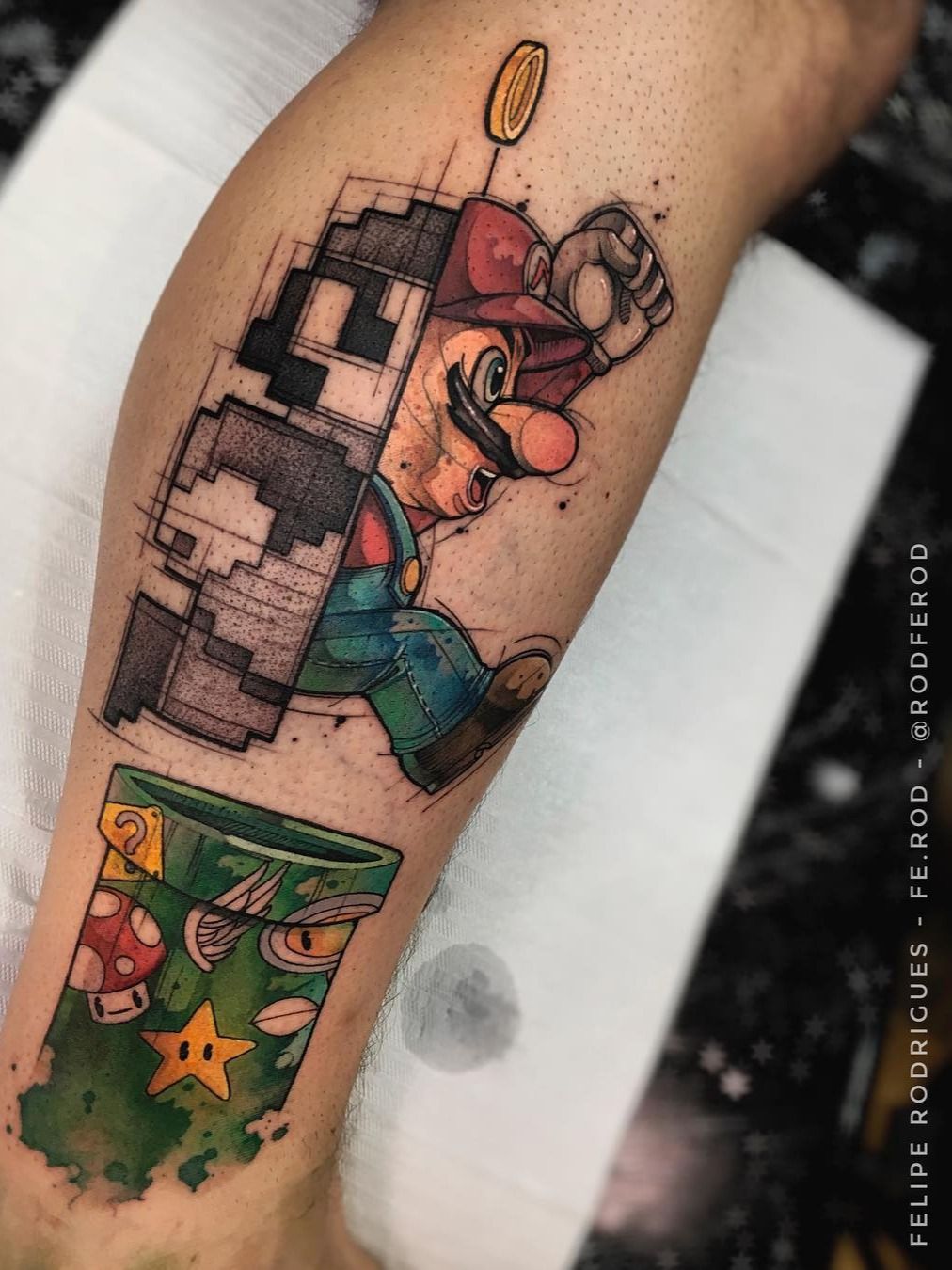 Amazing Rivendell Tattoo by Marcela Badolatto
