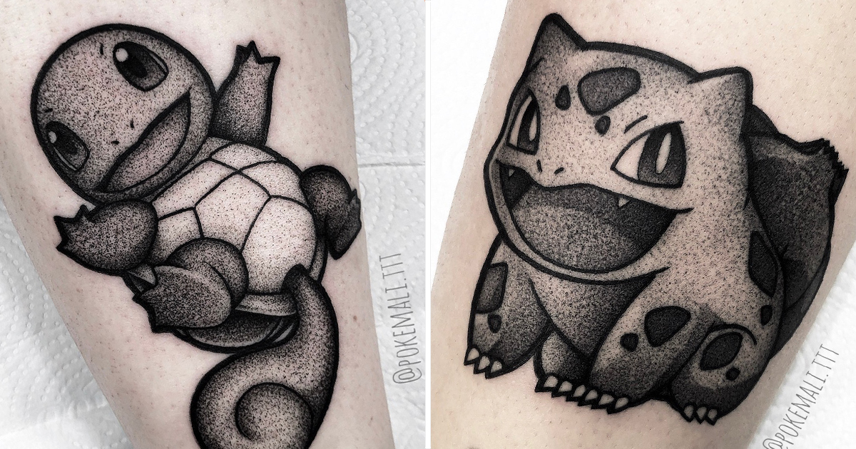 20 Tatuagens De Pokémons Pelo Mestre Otaku Inkmali