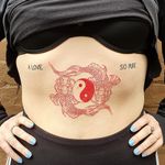 Yin yang tattoo by Mitch Pleasance #MitchPleasance #YinYangtattoos #YinYang #Chinese #symbol