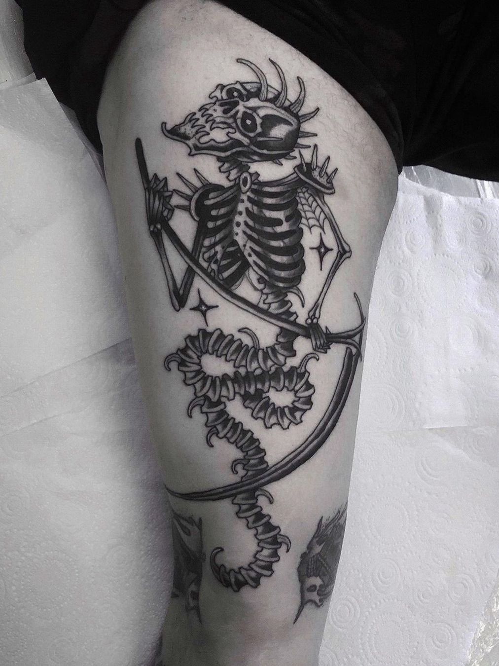 skeleton tattoo  All Things Tattoo