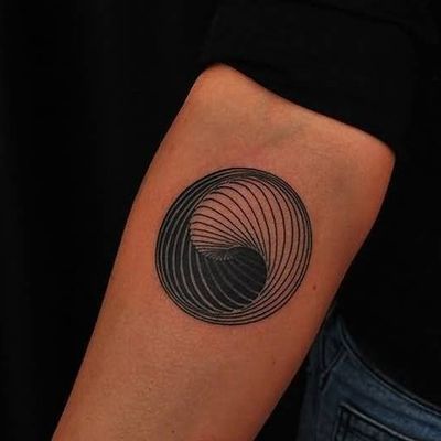 Yin yang tattoo by unknown artist #YinYangtattoos #YinYang #Chinese #symbol