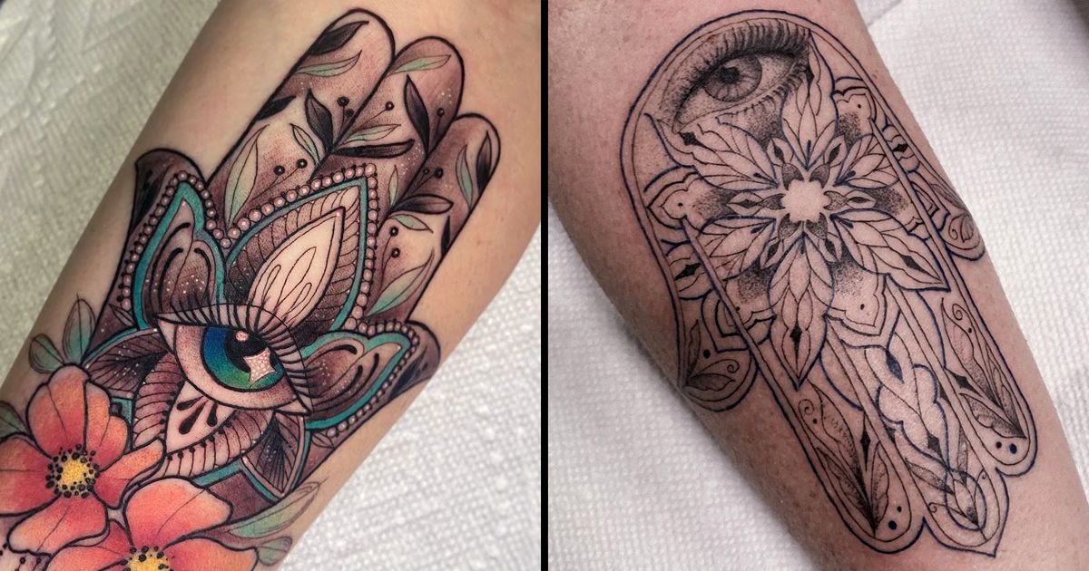 Hamsa Temporary Tattoo - Set of 3 – Tatteco