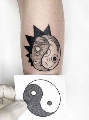 Yin yang tattoo by bombayfoor #bombayfoor #YinYangtattoos #YinYang #Chinese #symbol