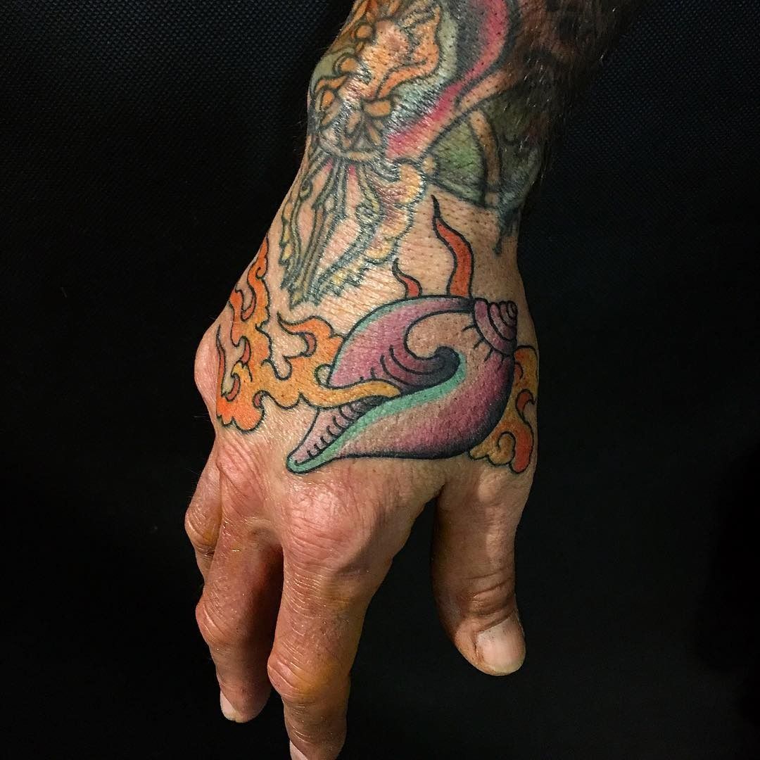 Magic Conch Shell Tattoo | TikTok