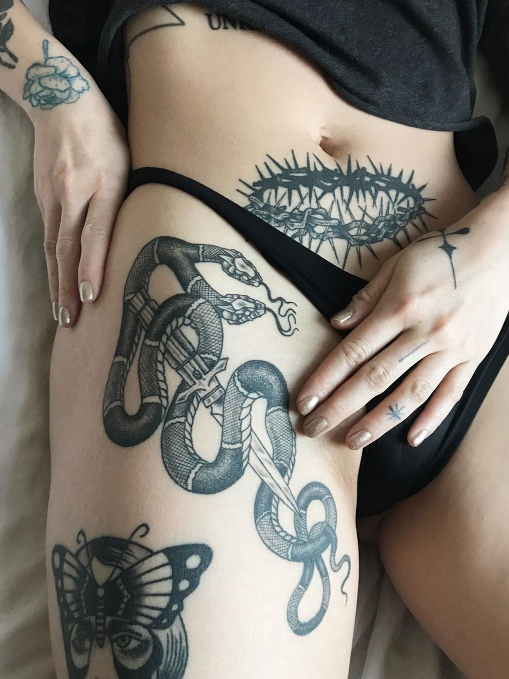 Trayknick Tattoo StickersBody Tattoo Easy to Use Long Lasting  Nonirritating Herbal Snake Temporary Tattoo Sticker for Beauty   Walmartcom