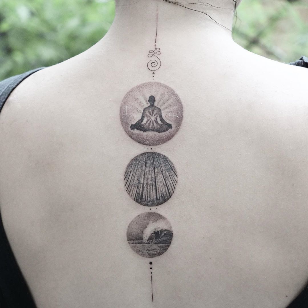 Cool Buddhist Palm Tattoo Tattoo Idea