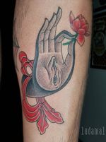 Mudra tattoo by Ludamal #Ludamal #mudra #lotus #buddhisttattoo #buddhatattoo #buddhism #buddha