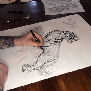 Chris Garver's tiger tutorial