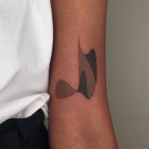 Abstract tattoo by mount year #mountyear #abstract #shapes #grey