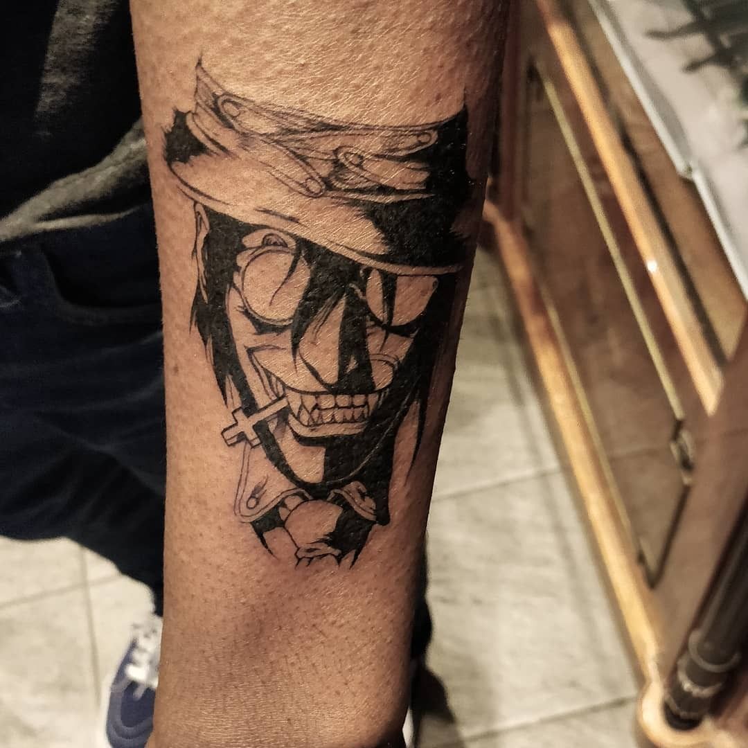 Just got my first Hellsing tattoo  Many more to come 悪Evil  r Hellsing