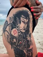 Healed Joe Chatt tattoo #JoeChatt #lady #portrait #pinup #ukiyoe 