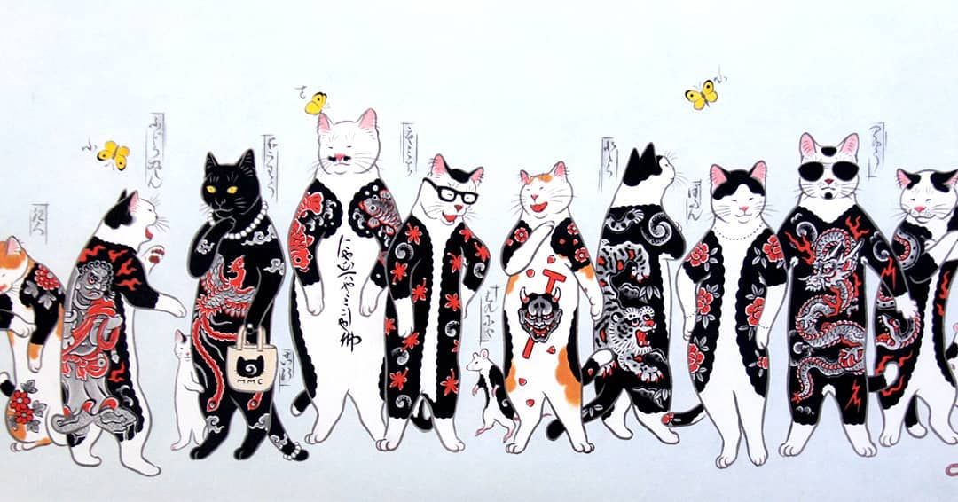 Monmon Cats: Horitomo at Gallery Nucleus 