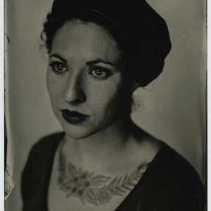 Tintype portrait of Helena Front by Don Sixpack #HelenaFront #DonSixpack #tintype