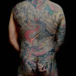 Dragon tattoo by Ichi Hatano #IchiHatano #Japanese #Irezumi #dragons