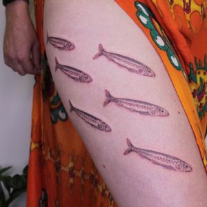 Fish tattoos by Tsyna #Tsyna #fish #illustrative #realism #ocean #sexualassaultawarenesstattoo #sexualassaultsurvivortattoo #survivortattoo #tattoosforstrength #selflove #empoweringtattoos