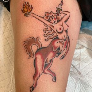 Fabulous trans minotaur lady tattoo by babyaintgotno #babyaintgotno #minotaur #horse #lady #traditional #fire #dagger #trans #sexualassaultawarenesstattoo #sexualassaultsurvivortattoo #survivortattoo #tattoosforstrength #selflove #empoweringtattoos