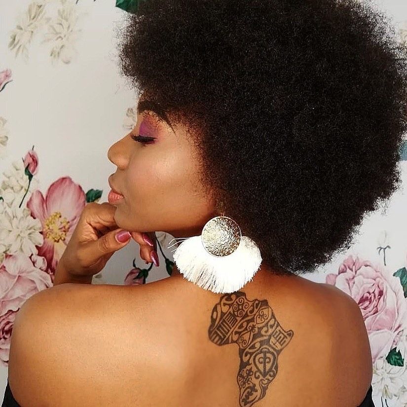 Africa Woman Tattoo by Valentina Ryabova  No 775