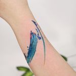 Watercolor tattoo by 9room #9room #watercolor #color #unique #nature #splash #paint #brushstroke
