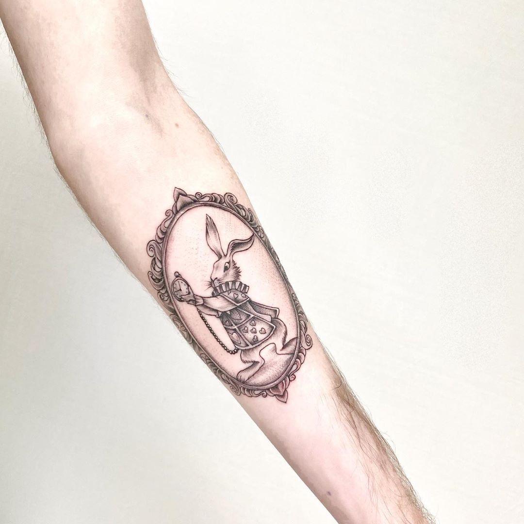 White Rabbit Tribal Tattoo by shadowbuster44 on DeviantArt