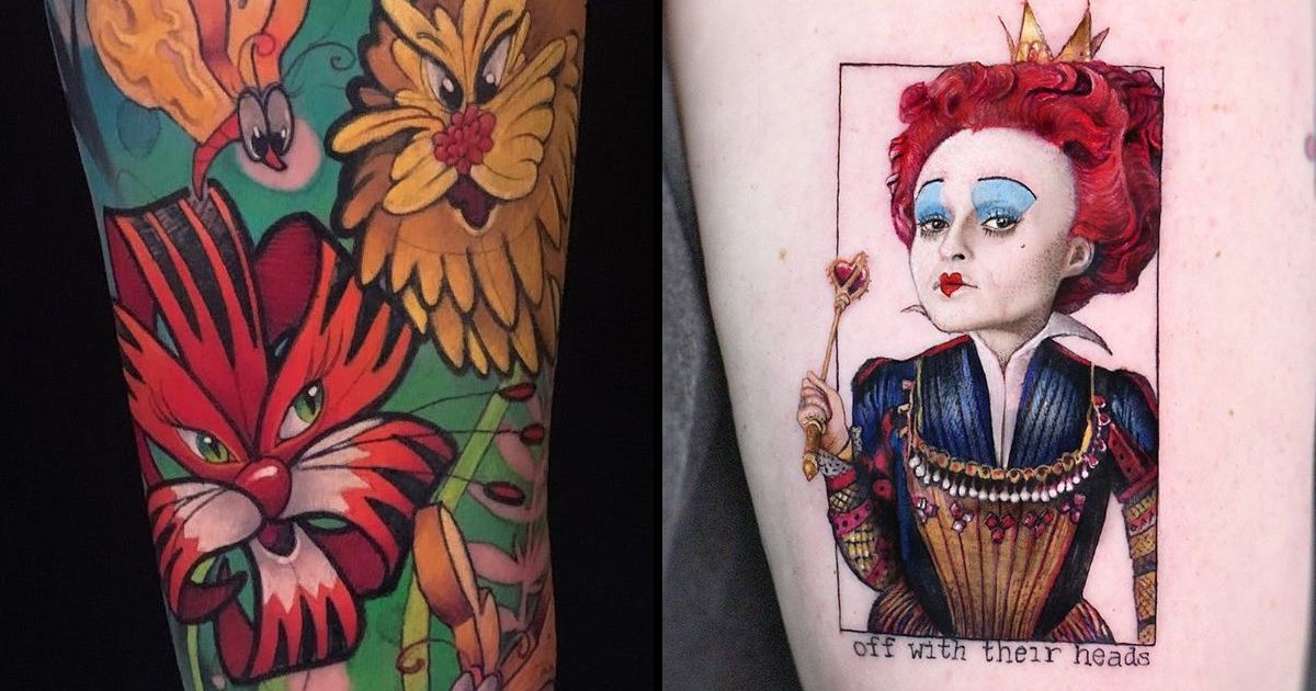 UPDATED 40 Alice in Wonderland Tattoos to Spark Your Imagination