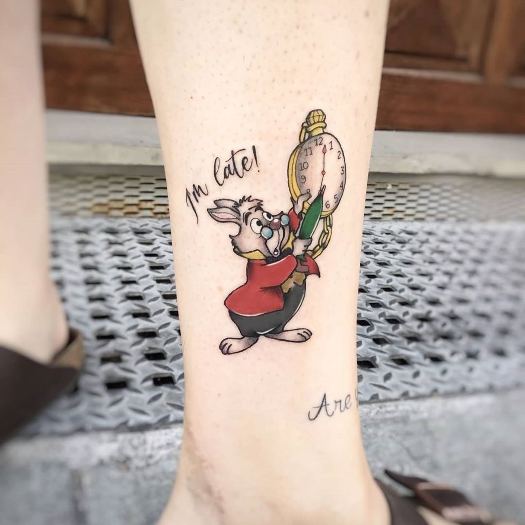 Alice in Wonderland Tattoo by plushymcmuffin on DeviantArt