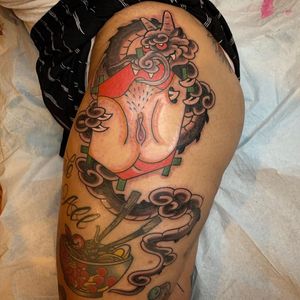 Shunga tattoo by tengutorres #tengutorres #shungatattoo #shunga #erotictattoo #erotic #nsfw #japanesetattoo #japaneseinspired