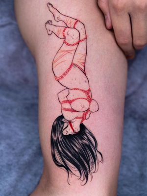 Shunga tattoo by Oozy #Oozy #shungatattoo #shunga #erotictattoo #erotic #nsfw #japanesetattoo #japaneseinspired