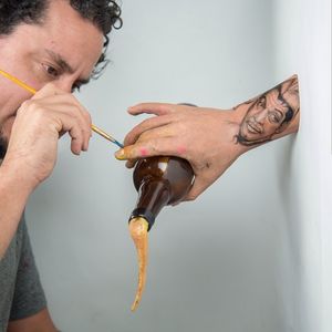 Hyperrealist sculpture by Sergio Garcia #SergioGarcia #tattooart 