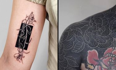 White on Black Tattoo: You can tattoo white over black • Tattoodo