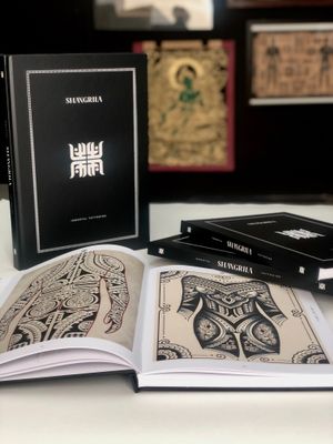 Inside Shangrila Inmortal Tattooing produced by Dasly #ShangrilaInmortalTattooing #Dasly #ornamentaltattoo #tribaltattoo #neotribaltattoo #tattoopainting #tattoobook