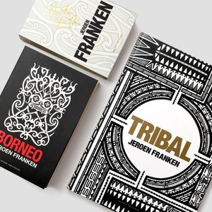 Selection of books by Jeroen Franken via Kintaro Publishing #JeroenFranken #KintaroPublishing #artbooks #tattoobooks #tattooprints #tattooart
