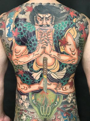 Japanese tattoo by Alex Reinke aka Horikitsune #AlexReinke #Horikitsune #japanesetattoo #irezumi #horimono 