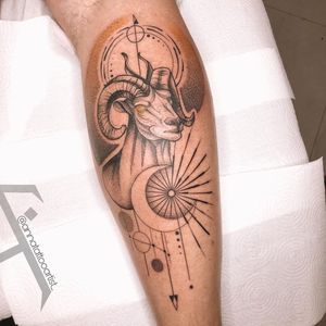 Aries tattoo by annatattooartist #annatattooartist #aries #zodiac #astrology #horoscope