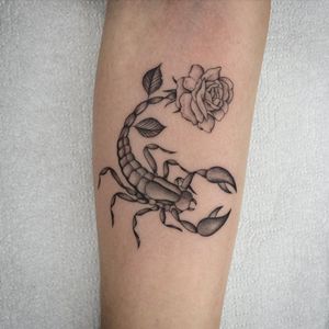 Scorpio tattoo by Dalila Wolf #dalilawolf #scorpio #zodiac #astrology #horoscope