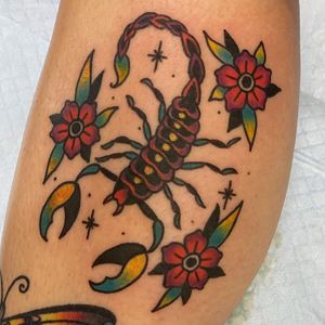 Scorpio tattoo by Dakota Herman #DakotaHerman #scorpio #zodiac #astrology #horoscope
