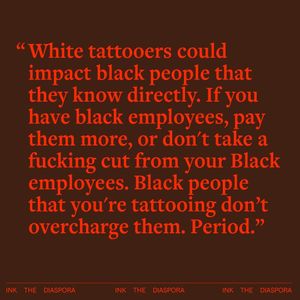 Jaylind Hamilton for It Cuts Deep - virtual panel via Ink the Diaspora - graphics by Rush Jackson #InktheDiaspora #JaylindHamilton #jaybaby #tattoosonblackskin #tattoosondarkskin #experienceoftheblacktattooer 