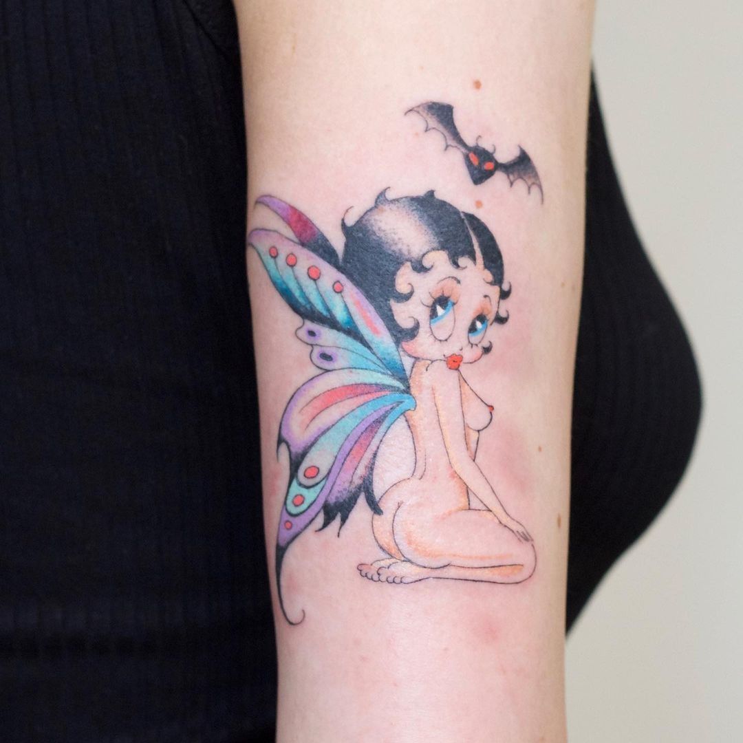 Angel Betty from last night at beavertattoo tattoo blac  Flickr