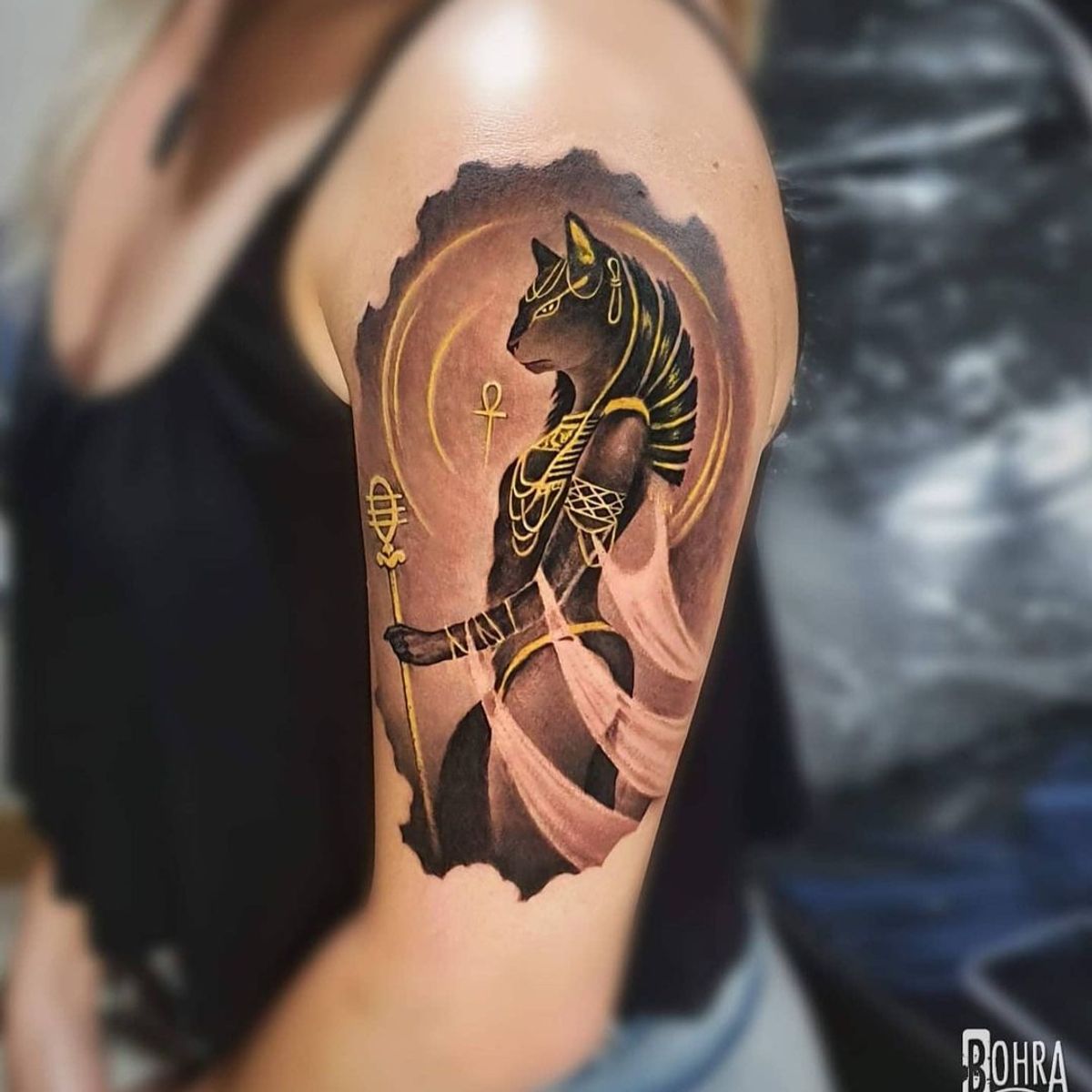 Tattoo Uploaded By Tattoodo Bastet Tattoo By Bohratattoo bohratattoo Tattoo Uploaded By Tattoodo Bastet Tattoo By Bohratattoo bohratattoo