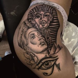 egyptian king and queen tattoo