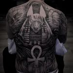 Egyptian tattoo by jp alfonso #jpalfonso #Egyptiantattoos #egyptian #egypt #ancient #esoteric #history #ankh #anubis