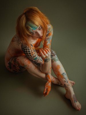 Photography by Sud aka Shot by Sud - Model: Ayla aka artica ambrose #Sud #ShotbySud #tattoophotography #tattoomodel #tattooart