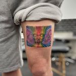 Alex Grey tattoo by gizemgunertattoo #gizemgunertattoo #alexgrey #psychedelictattoo #psychedelic #surreal #trippy #strange