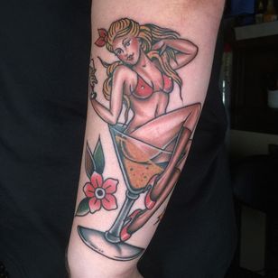 Pin up tattoo by khimz tattooer #khimztattooer #pinupgirl #pinup #portrait #lady #woman #babe #tattooedgirl