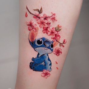 Lilo and stitch tattoo by mayforcolor #mayforcolor #liloandstitch #stitch #lilo #disneytattoo #disney #waltdisney