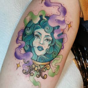 Haunted Mansion tattoo by arianshortttattoo #arianshortttattoo #arianshortt #hauntedmansion #disneytattoo #disney #waltdisney