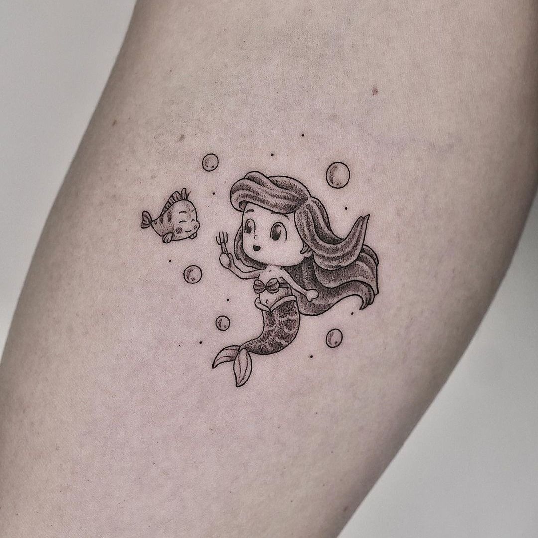 28 Best Small mermaid tattoo ideas  mermaid tattoo small mermaid tattoo disney  tattoos