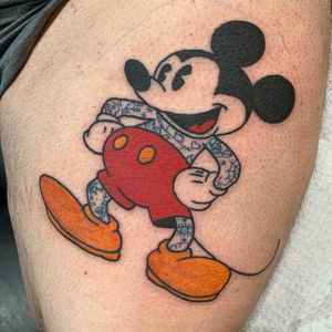 Mickey Mouse tattoo by meechxtattoo #meechxtattoo #mickeymouse #mickey #disneytattoo #disney #waltdisney