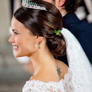 Princess Sofia her tattoo #royalswithtattoos #blackandgreytattoos #tattooedroyals