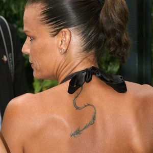 Princess Stéphanie’s wrist and back tattoos #tattooedroyalty #rebelprincess 